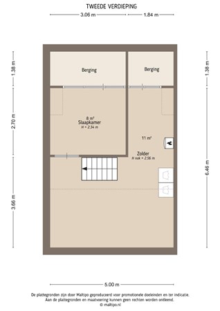 Floorplan - De Brink 16, 4152 GA Rhenoy